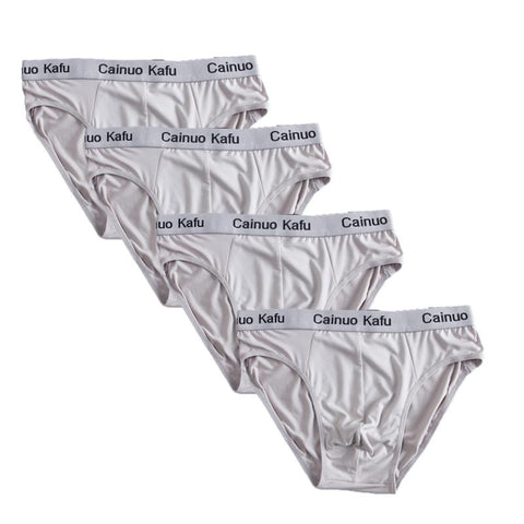 Male Solid Briefs Underpants for Men Brief Panties Mens Bikini-MF01635-Veeddydropshipping