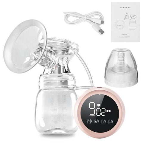 Single Electric Breast Pump 1200 MAh Lithium Battery LCD Touch Screen-TB00675-Veeddydropshipping