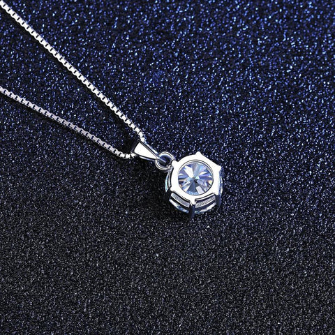 Moissanite Pendant Necklace For Women Top Quality 925 Sterling Silver -JW00060-Veeddydropshipping