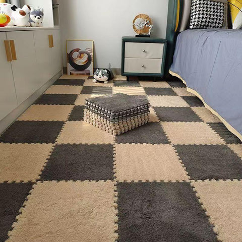 Thickened DIY Floor Mat Splicing Plush Carpet-HA00486-Veeddydropshipping
