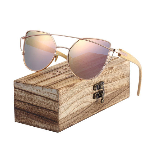 Polarized Sunglasses Wood Women Sun Glasses-WF01296-Veeddydropshipping