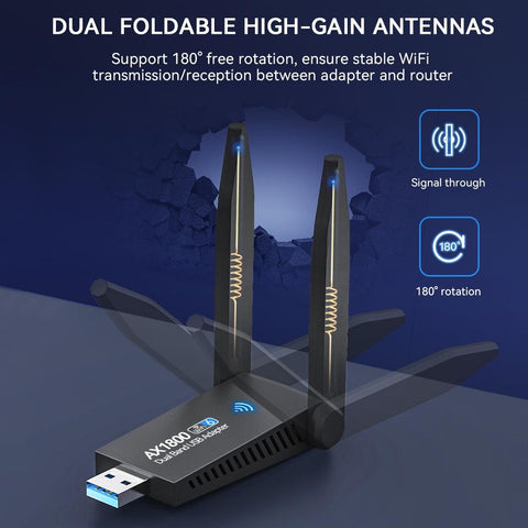 Dual Antenna Network Card  WiFi Adapter-CO01352-Veeddydropshipping