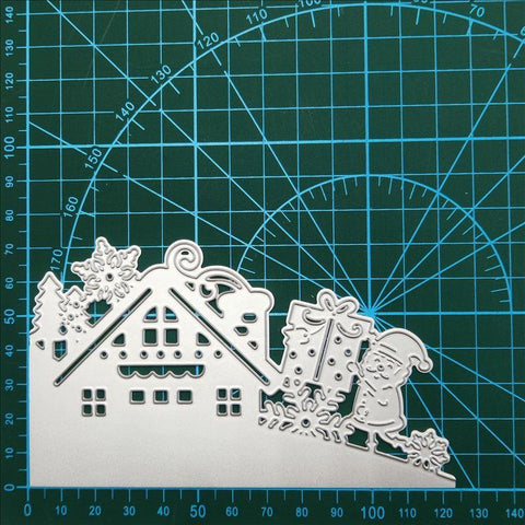 Christmas card dies Metal Cutting Dies Stencils-HA00130-Veeddydropshipping