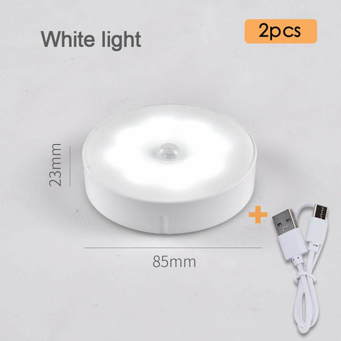 Motion Sensor Light LED Cabinet Light USB Rechargeable Nightlight Wireless-CE00764-Veeddydropshipping