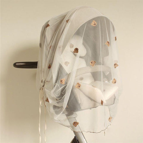 Korea Baby Stroller Mosquito Net/Buggy Crib/Pushchair Cart Mosquito Net Sun-TB00399-Veeddydropshipping