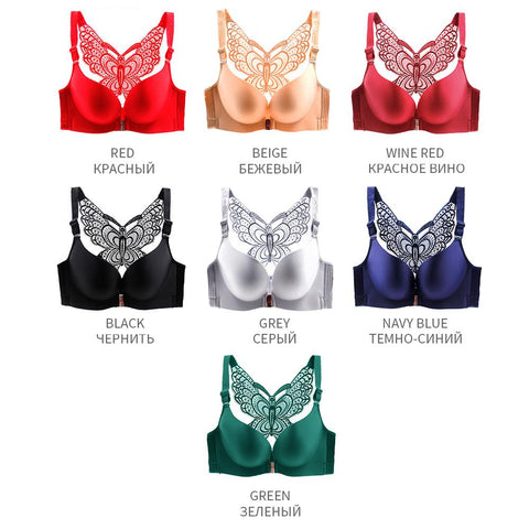 Sexy Seamless Front Closure Bra-WF00930-Veeddydropshipping