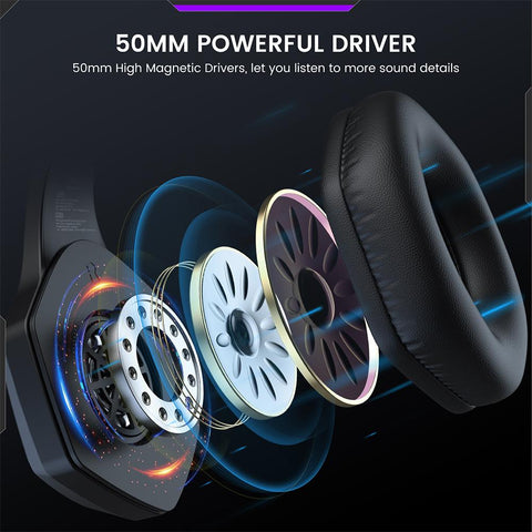 RGB Wireless Gaming Headset with ENC Mic-Veeddydropshipping