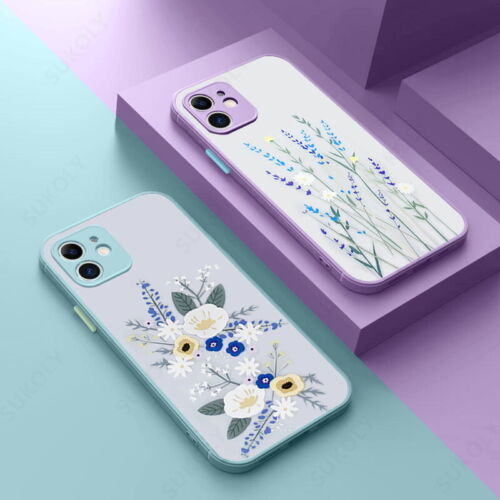 Flower Hybrid ShockProof Case For iPhone 14 13 12 Pro Max 11 XS XR 7 8 X Cover-PA00143-Veeddydropshipping