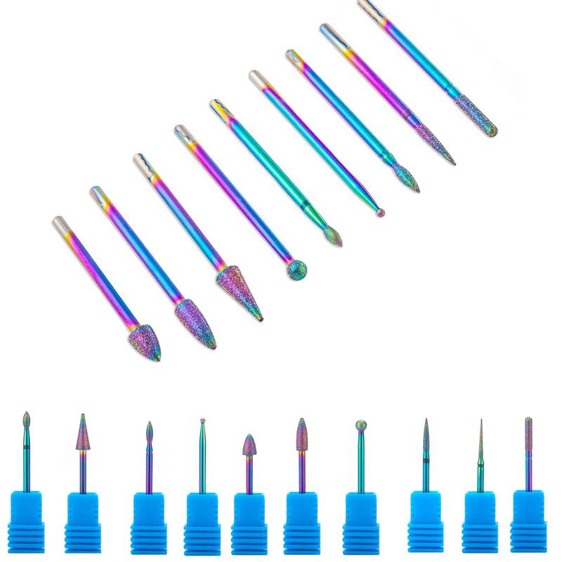 10 Style Milling Cutter Nail Bit Gel Remove Grinder Tool-BH01056-Veeddydropshipping