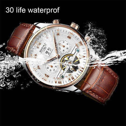 Brand watches Men Skeleton Mechanical Automatic watch for Man -JW00591-Veeddydropshipping