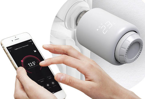 ZigBee 3.0 Smart TRV Tuya Programmable Thermostatic Radiator Thermostat-TI01110-Veeddydropshipping