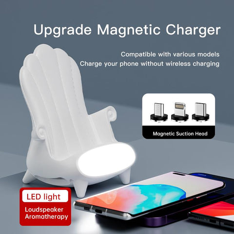 Desk Phone Holder 15W Fast Charge Stand with LED-Veeddydropshipping
