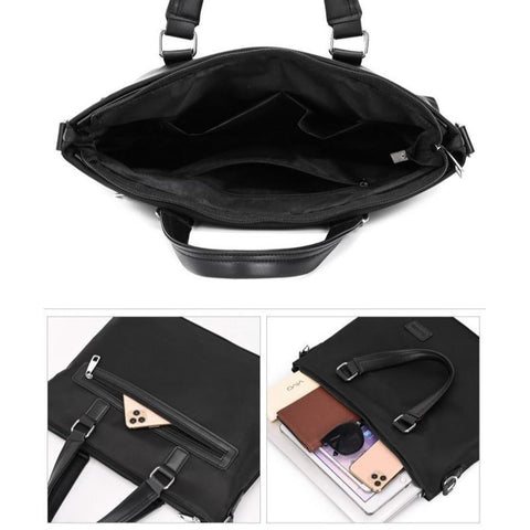 Business Briefcase Notebook Case Multi Pockets Bisiness Sling-BS00468-Veeddydropshipping