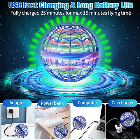 Original Authentic Flying Ball Spinner Boomerang Magic and LED-TB01400-Veeddydropshipping