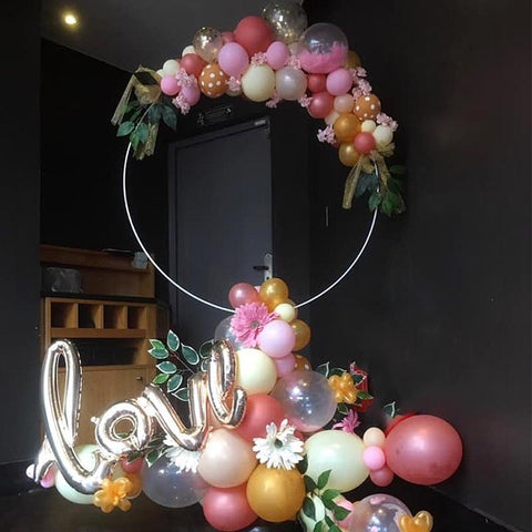Circle Balloon Arch Stand round Balloons Holder-HA01856-Veeddydropshipping
