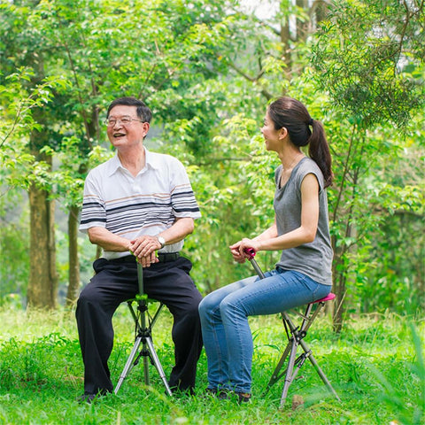 Crutches Cane Stool Automatic Foldable Walking-HA01633-Veeddydropshipping