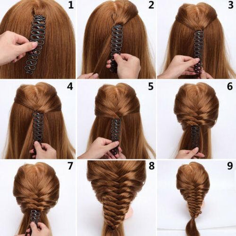 Hair Braiding Stick Band Twist Roll Styling Spiral-WF01087-Veeddydropshipping