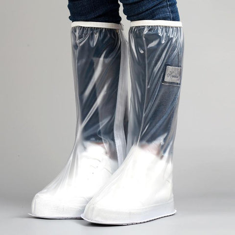 High Tube Rain Shoe Cover with Pressed Edge Thickened-HA00999-Veeddydropshipping