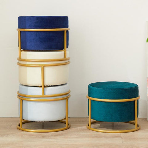Nordic Luxury Living Room Stool-HA01697-Veeddydropshipping