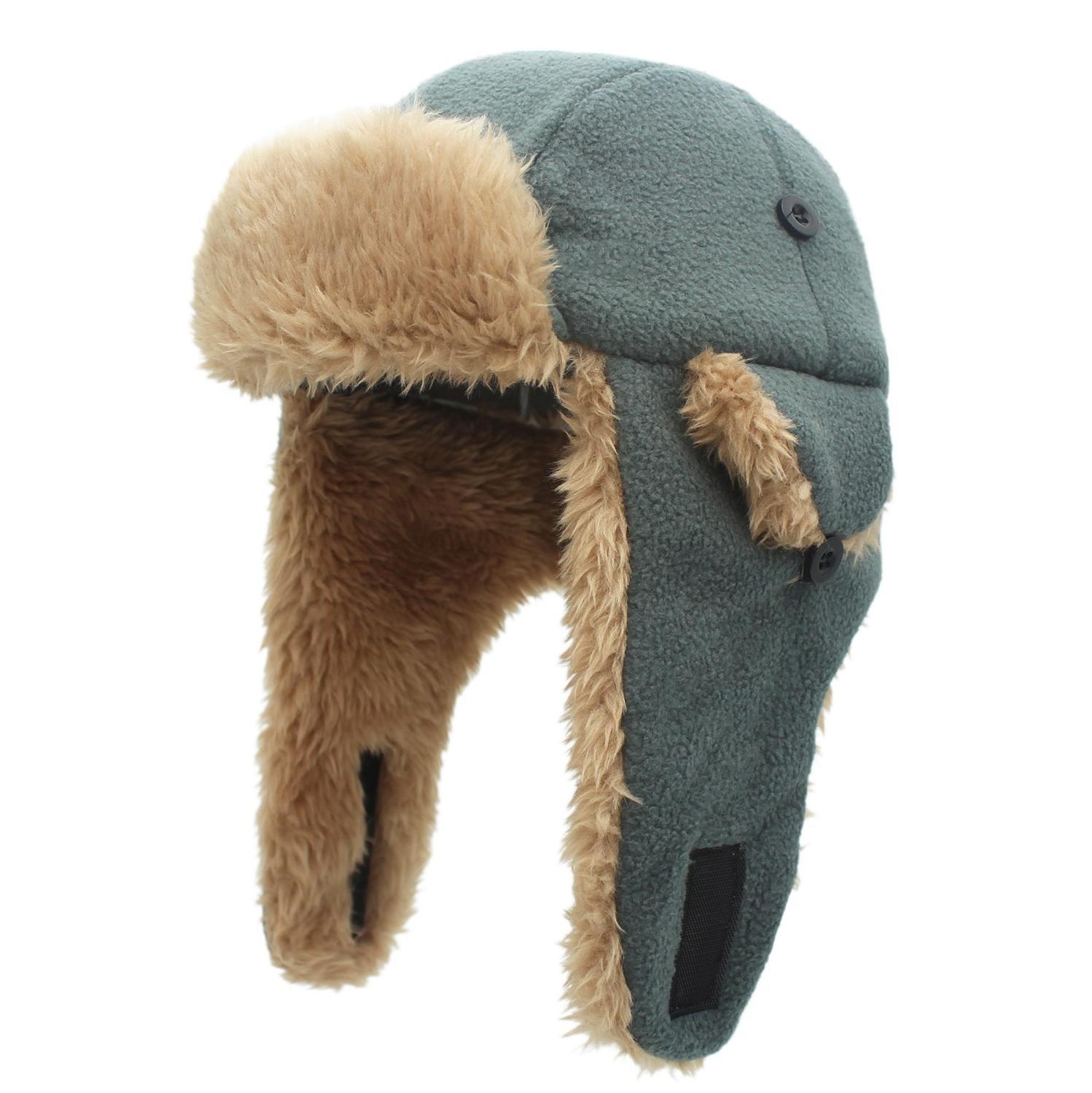 Trapper Sherpa Lined Windproof Winter Russian Hat with-Veeddydropshipping