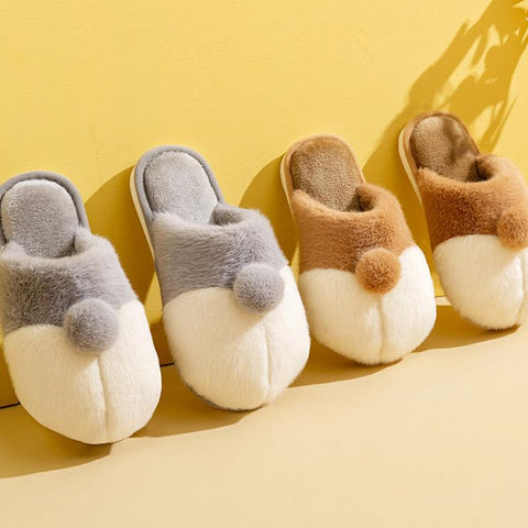 Slippers Plush Warm Indoor Men and Women Couples Cute-BS01278-Veeddydropshipping