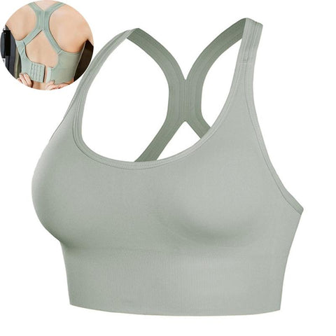 Women Push Up Seamless Sports Bra-WF00893-Veeddydropshipping