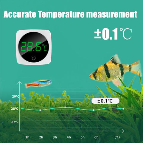 Aquarium Self-Adhesive Thermometer LCD Digital-HA01001-Veeddydropshipping