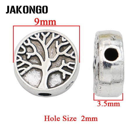 Tree of Life Loose Spacer Beads for Jewelry Making Bracelet DIY -JW01507-Veeddydropshipping