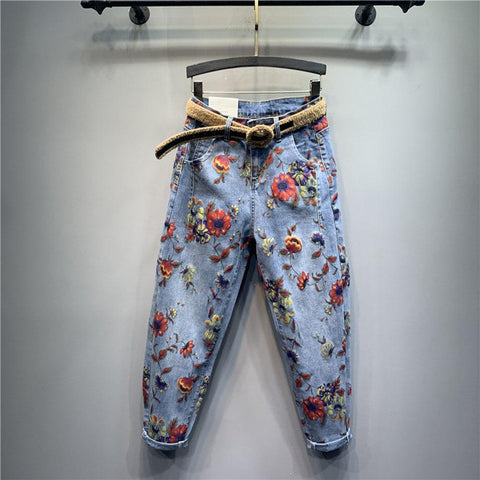 Woman High-Waist Loose-Fit Pants-WF00527-Veeddydropshipping