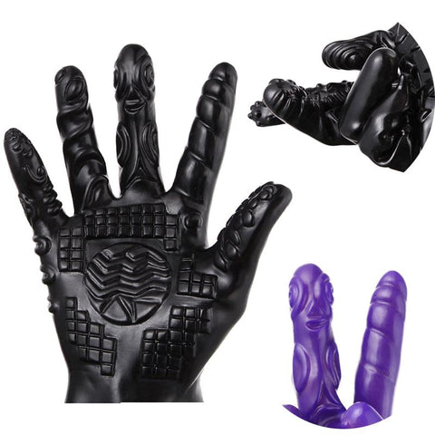 BDSM Sex Gloves Masturbation Erotic Finger For Adult Couples Sex Products -BH01314-Veeddydropshipping