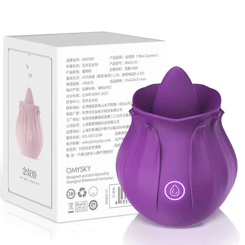 Rose Sucking Vibrator 10 Speed Vibrating Clit Sucker Vagina Nipple Clitoris Stimulation -BH01218-Veeddydropshipping