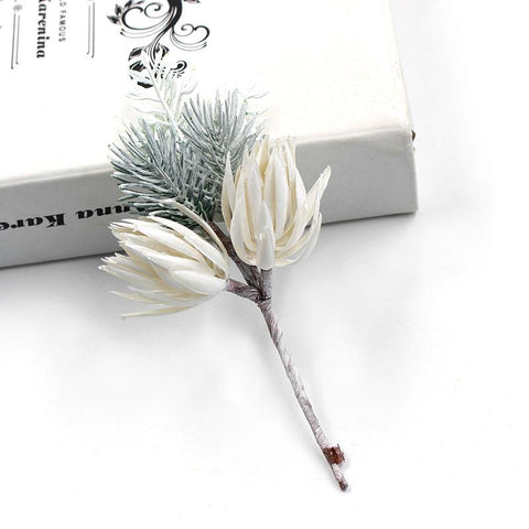 Artificial Flower Pine DIY Scrapbooking Decorative-HA00753-Veeddydropshipping