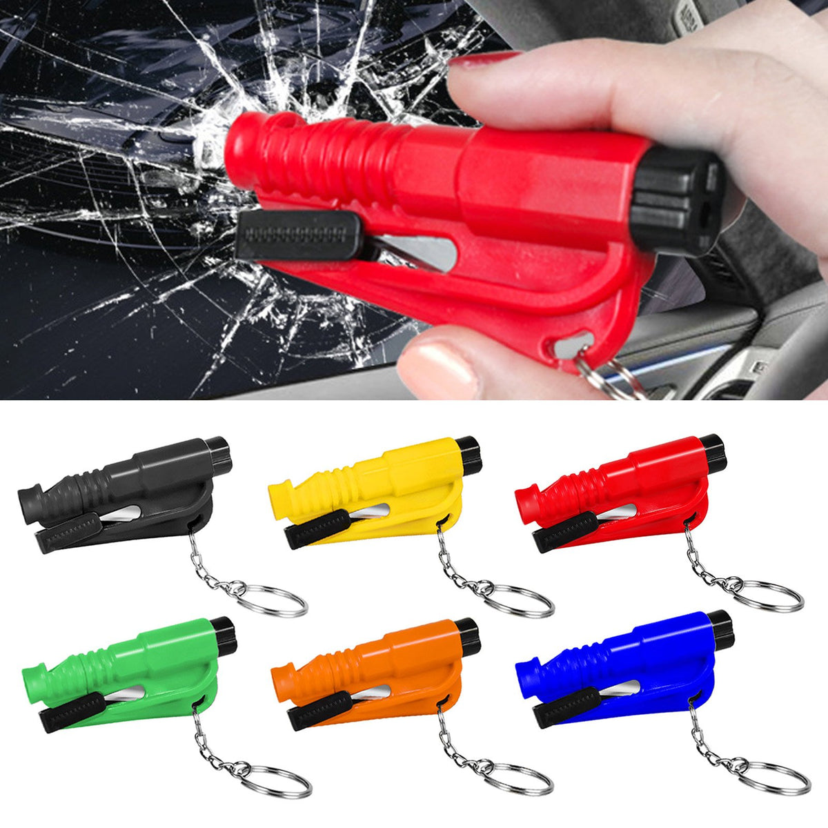 Seat Belt Cutter Auto Window Breaker  Car Emergency Hammer-AM01294-Veeddydropshipping
