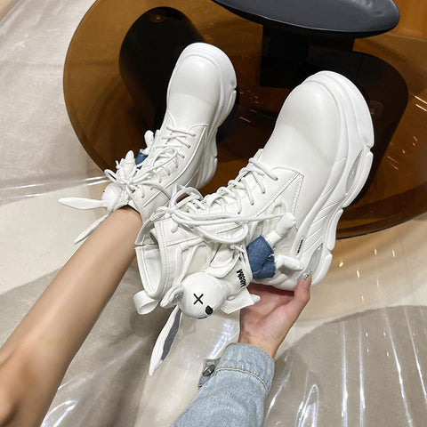 Boots Side Zipper Lace-up Versatile Warm Women Boots-BS00910-Veeddydropshipping