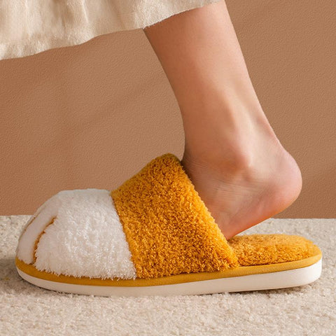 Fur Slippers Bedroom Home Couple Warm Plush-BS01170-Veeddydropshipping