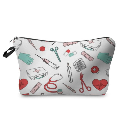 Fashion Women Designer Makeup Bag Heat Transfer Multifunction-BS00085-Veeddydropshipping