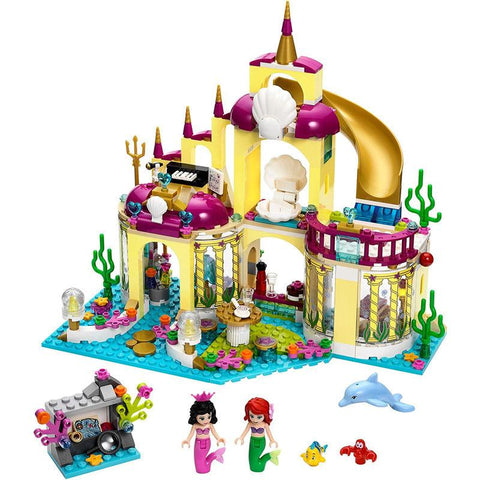 Disney Frozen Dream Princess Elsa Ice Castle Princess Anna Set Building-TB01496-Veeddydropshipping