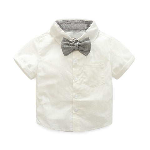 Newborn Boy Clothing Outfit Suit Baby Party Short Bowknot Hat-Veeddydropshipping-8