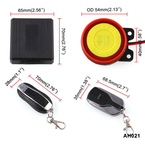 Remote Control Alarm Motorcycle Security System Car Motorcycle-AM00594-Veeddydropshipping