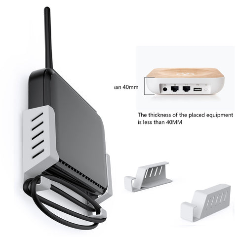 Wall Mounted Router Holder ABS Plastic Router Shelf Storage Holder Wall Hanging-CE01027-Veeddydropshipping