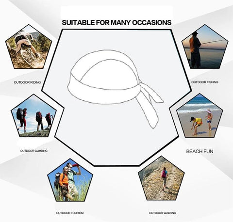 Cycling Breathable Quick Dry Pirate Cap Helmet Moisture Sunshade Head Covers-OS01101-Veeddydropshipping