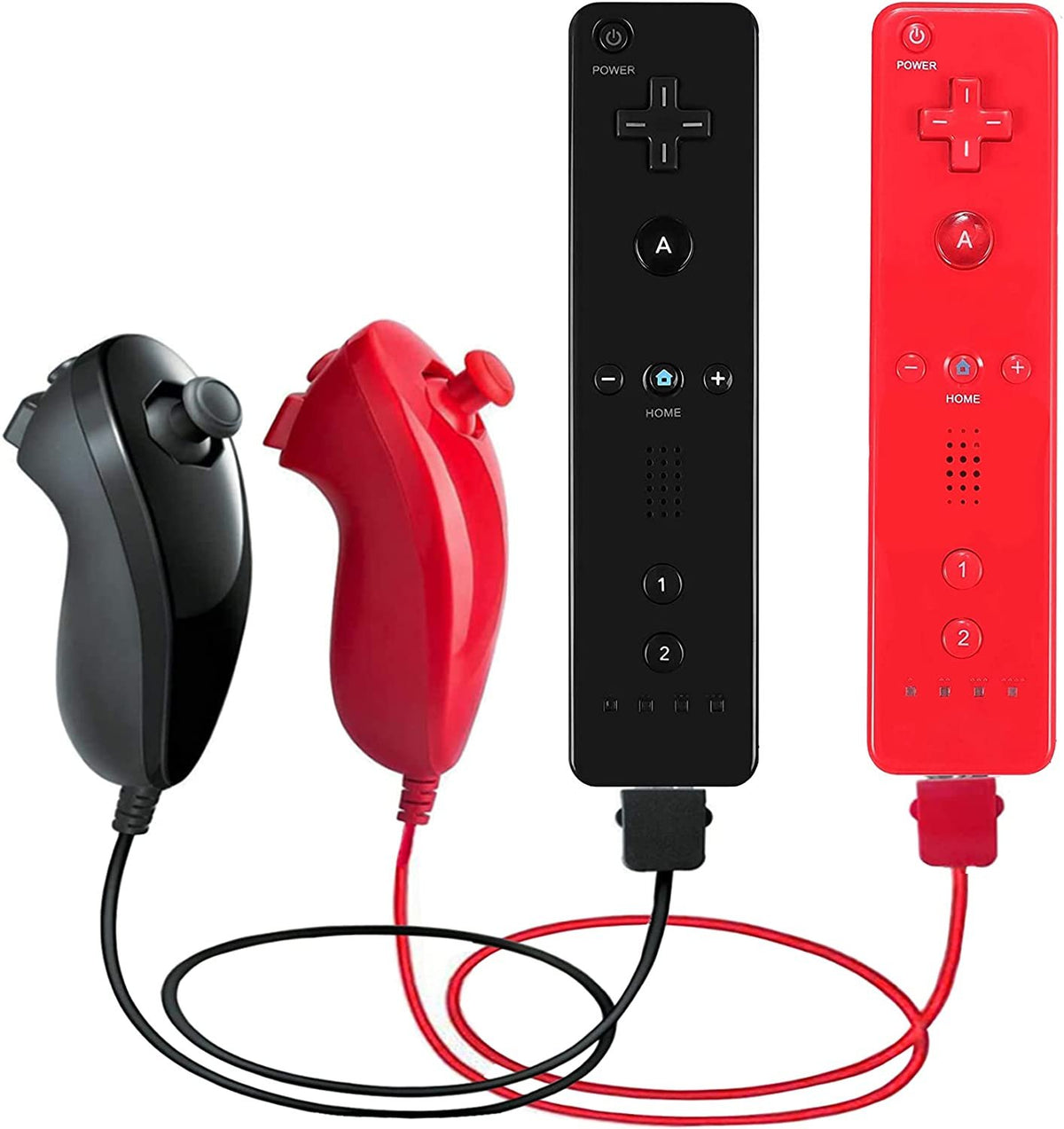 Remote Controller and Nunchuck Joystick Control for wii/wii u Console Wireless -CE01521-Veeddydropshipping