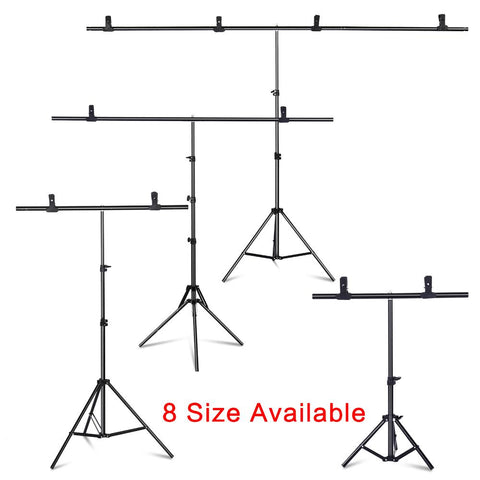 Photography Photo Studio T-Shape Backdrop Background Stand Frame Support System Kit -CE00338-Veeddydropshipping