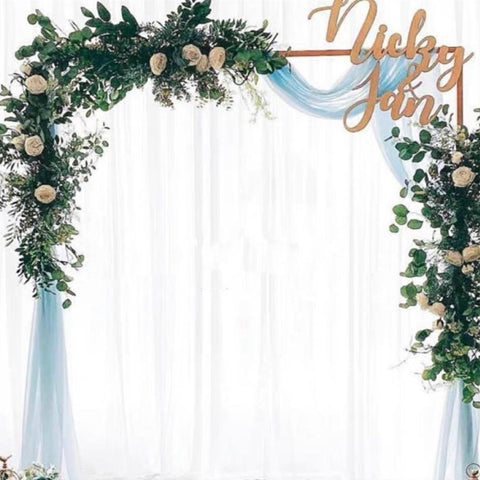 Wedding Arch Square Iron Backdrop Gold Stand Props-HA01650-Veeddydropshipping