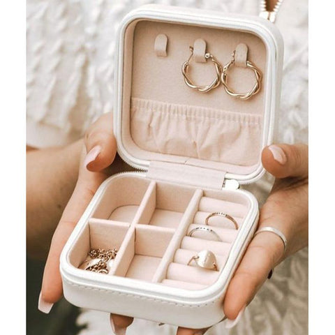 Jewelry Box Organizer Display Bridesmaid Travel Portable Boxes -JW01724-Veeddydropshipping