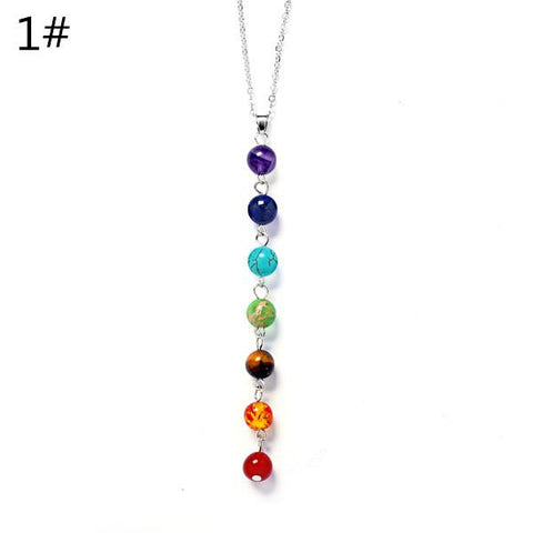 Pendant Ankh Yoga Jewelry Semi Precious Stone Necklace-JW01287-Veeddydropshipping