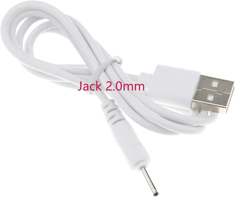 DC 2.0mm Jack Charger Port 100CM USB Charge Replacement Power Cable Compatible-CE00109-Veeddydropshipping
