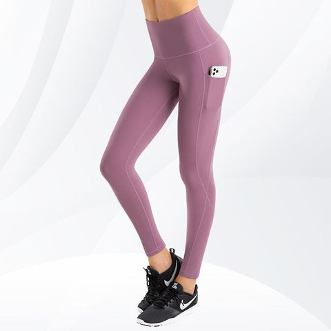 High Waist Yoga Pants Exercise Fitness Butt Lifting Leggings Sports Leggings Gym -OS00855-Veeddydropshipping