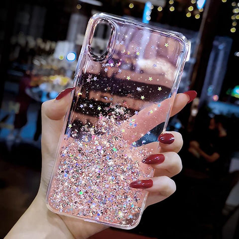 Bling Glitter Phone Case For xiaomi redmi 9A 9A Soft Full Cover-PA00323-Veeddydropshipping