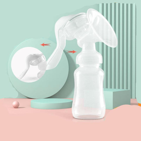 Manual Breast Feeding Pump Original Manual Breast Milk Silicon PP BPA-TB00654-Veeddydropshipping